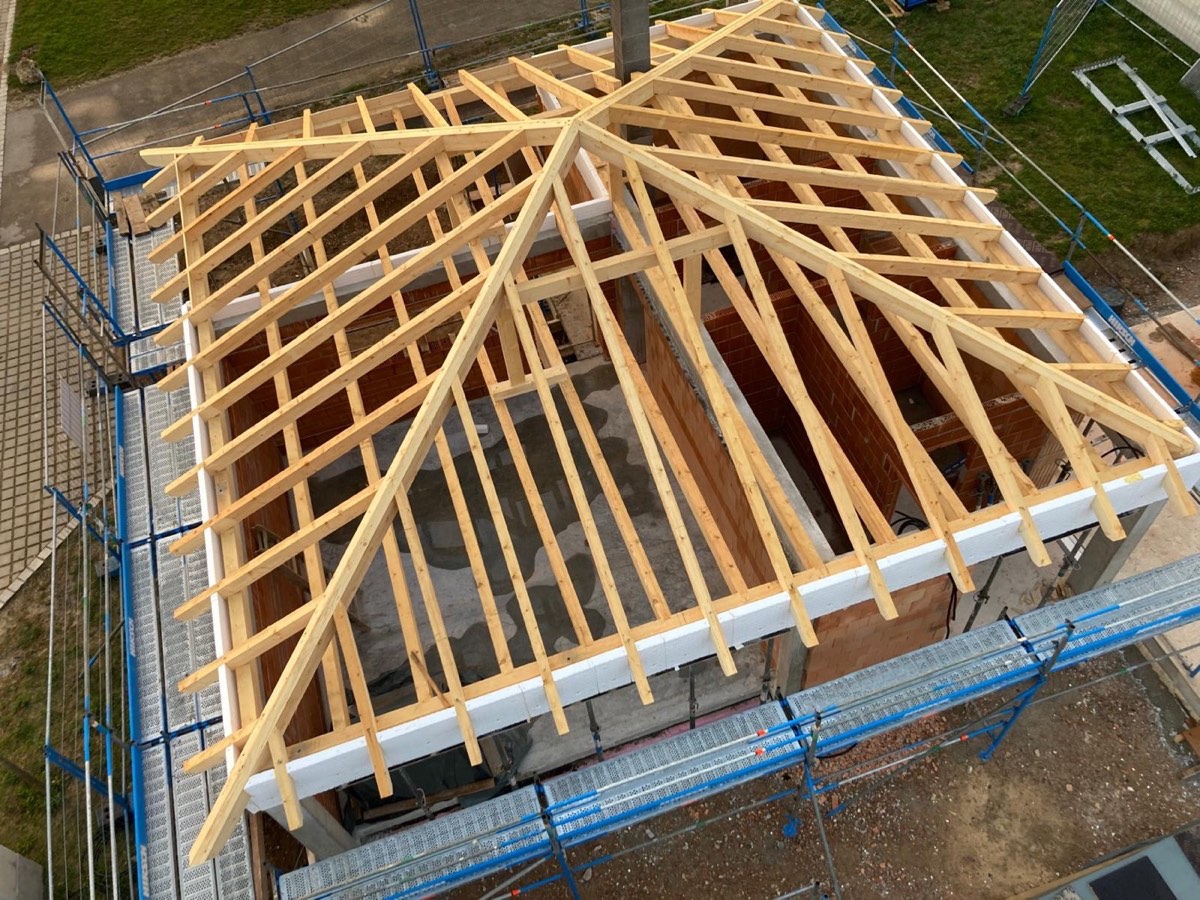 Walmdach Nahaufnahme